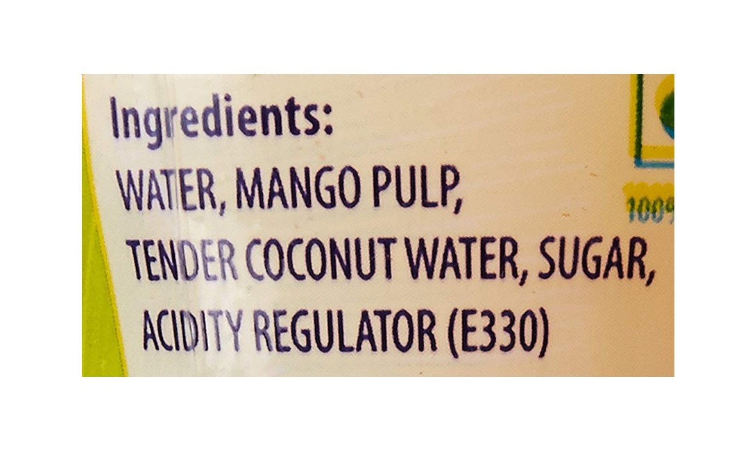 Cocojal Mango Tender Coconut Water   Bottle  200 millilitre